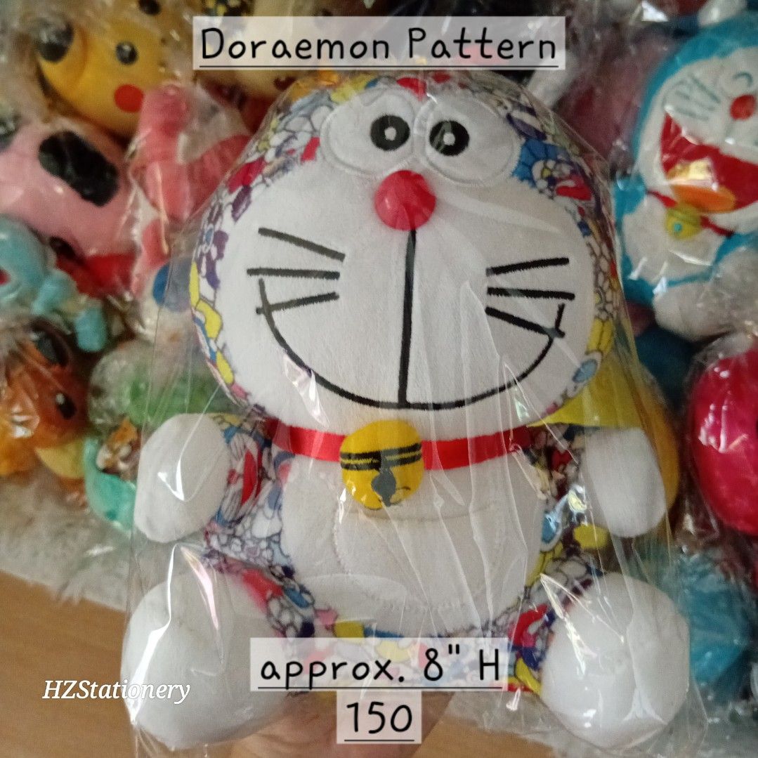 Doraemon Pattern Plush (Category: Plushies & Soft Toys) located in Manila. Submitted by hzdeclutterstuffscollectionsph (Listing ID 1466728814, Image 1). Description: 🔴please send 📩 on my blue app HZ STATIONERY due to reply limit ni caro ✅size: approx. 8" H ‼️PLEASE READ👇‼️ ⚠️items are SOLD AS IS. ❕WYSIWYG ⚠️Limit your expectations, items are from HK/Japan box (some are brand new/unused /with signs of use) ☺ ⚠️so, please check the photos carefu