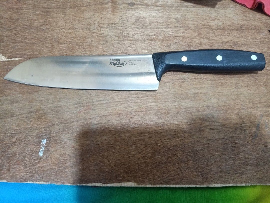 Dorco mychef knife (Category: Knives & Chopping Boards) located in Pasig City. Submitted by urdal01 (Listing ID 1466600735, Image 1). Description: goodcondition/surplus stainless steel sharp see the photos for details..