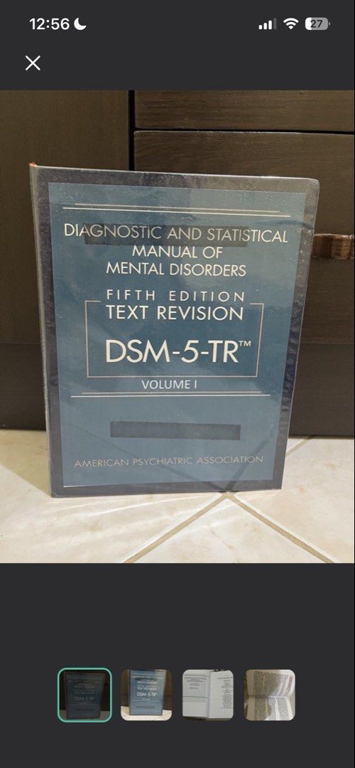 DSM 5 TR (Category: Textbooks) located in Lipa City. Submitted by callops14 (Listing ID 1466600321, Image 1). Description: .