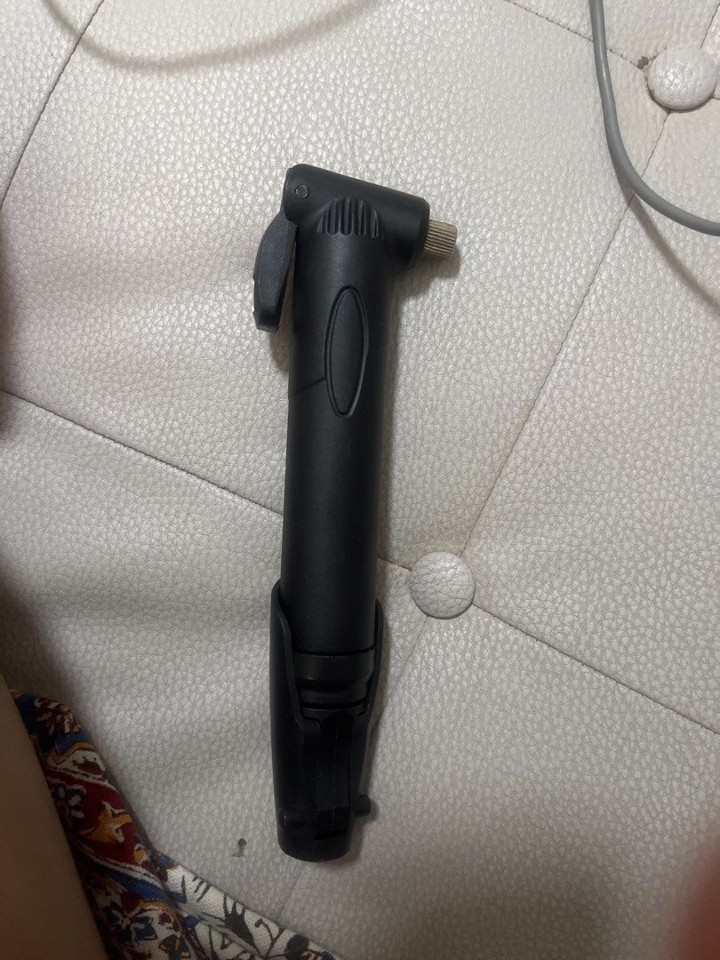 DUUTI Portable Mini Bicycle Hand Pump (Category: Bicycles) located in Pasig City. Submitted by jnzmrq1003 (Listing ID 1466608419, Image 1). Description: - Brand: DUUTI portable mini hand pump in sleek black - Ultra-compact size: Easy to toss in a backpack or mount directly on your bike frame - Secure fit: Standard nozzle connection with a convenient locking lever on top - Emergency ready: A reliable tool to get you back on the road quickly during