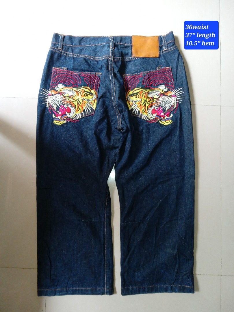 Edhardy denim pants (Category: Jeans) located in Akbar. Submitted by bethlehema07352 (Listing ID 1466645243, Image 2). Description: .