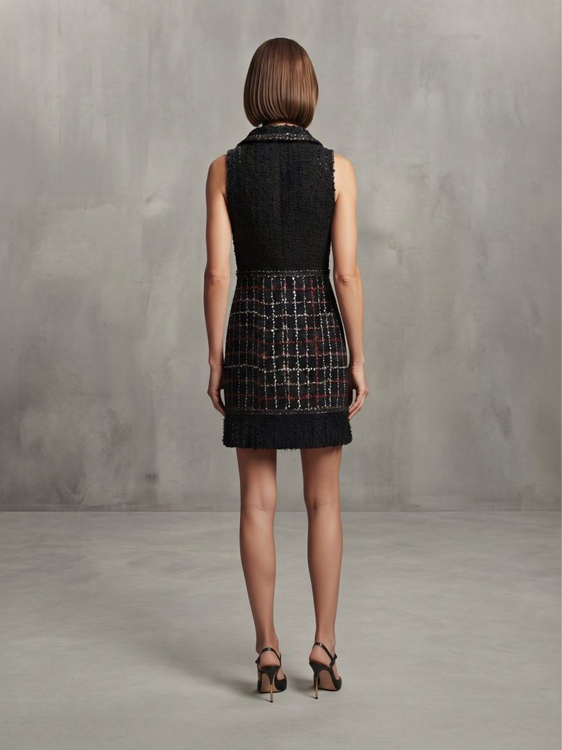 EDWARD ACHOUR TWEED DRESS (Category: Dresses) located in Pasig City. Submitted by vetementsdemanila (Listing ID 1466685123, Image 3). Description: EDWARD ACHOUR TWEED DRESS New withtags Size: MEDIUM Bust: 36 inches Waist: 34 inches Length: 35 inches P1980 PLUS SHIPPING.