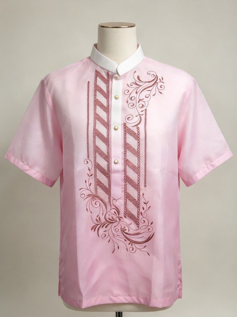 embroidered pink polo lARGE (Category: Formal Shirts) located in Lumban. Submitted by barongnicia (Listing ID 1466727188, Image 1). Description: What you're getting: 100% Brand New & Unworn Premium quality Filipino Barongs Perfect fit ready to wear These are from confirmed customer orders that were cancelled never worn, still in original packaging & perfect condition! Same great quality, just extra pieces we'd love to find new homes for..