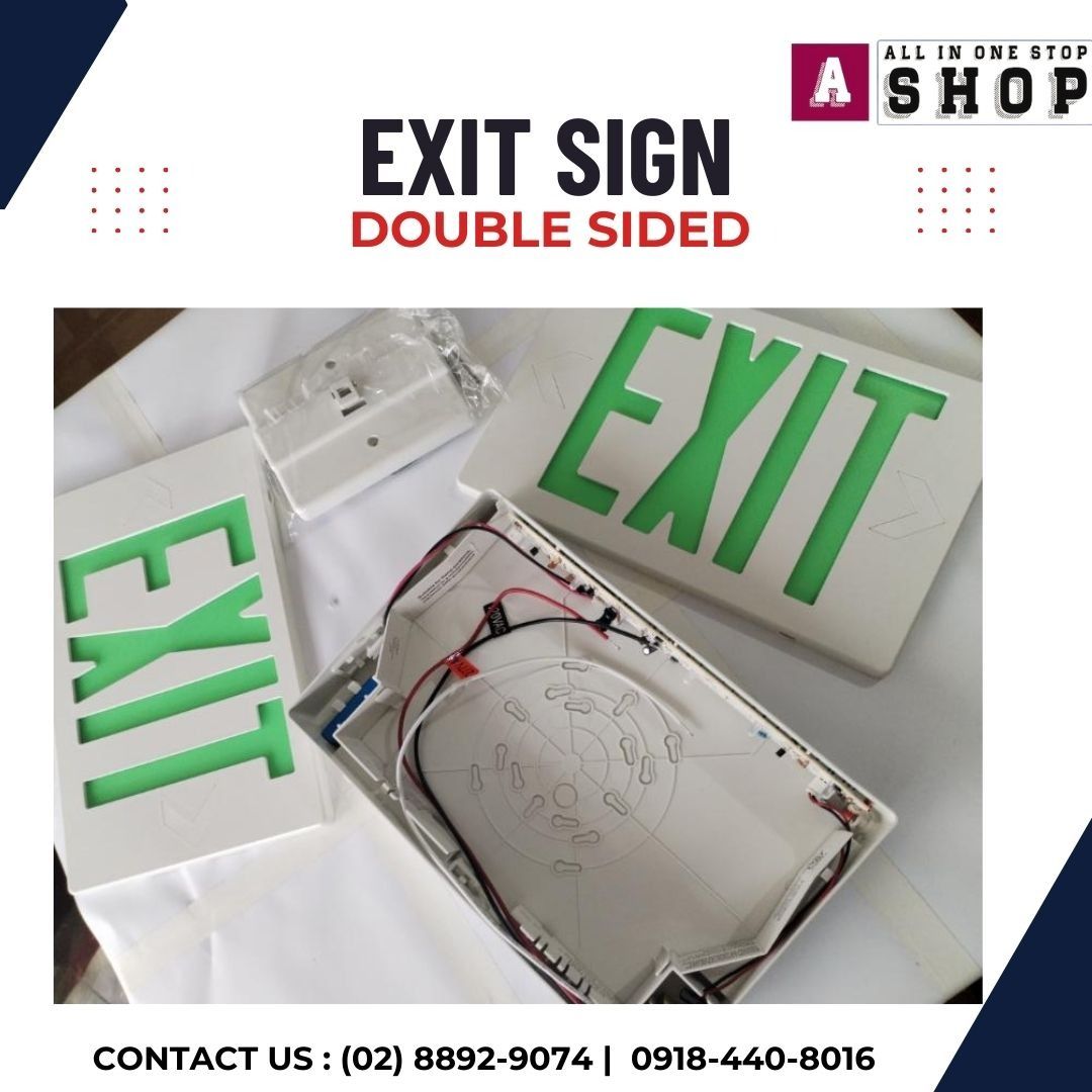 Emergency Exit Sign / Fire Exit Safety Signage (Category: Lighting) located in Makati City. Submitted by johnstonecoolingmakati (Listing ID 1466576827, Image 2). Description: For more information about our items, please feel free to send us a message. We’ll be happy to assist you with your inquiries and orders. Thank you for your support! 🤍.