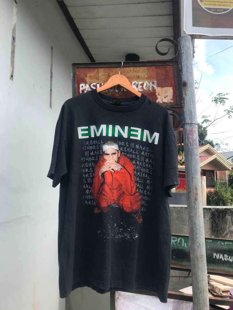 Eminem Criminal Tour Tee💽 (Category: Tshirts & Polo Shirts ) located in San Jose. Submitted by thriftthe19th (Listing ID 1466616786, Image 1). Description: XL 23/30 Single stitch all the way Off only .