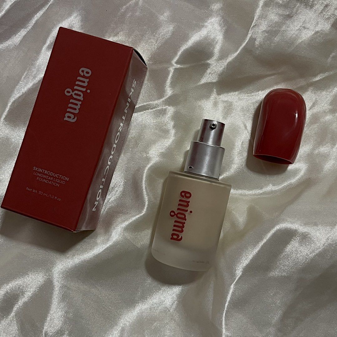 ENIGMA FOUNDATION (IVORY) (Category: Makeup) located in Manila. Submitted by 3z6lia (Listing ID 1466744126, Image 3). Description: • this is an extra bottle and ‘di pa ubos first ko coz umitim ako !! • bought it on tiktok na walang sale:( • selling it instead of throwing coz sayang • mop: maribank • mod: JNT • Luzon-Based (Abra).