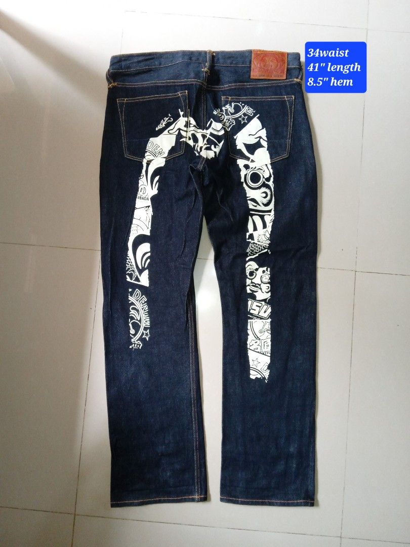 Evisu selvedge denim pants (Category: Jeans) located in Akbar. Submitted by bethlehema07352 (Listing ID 1466644828, Image 2). Description: .