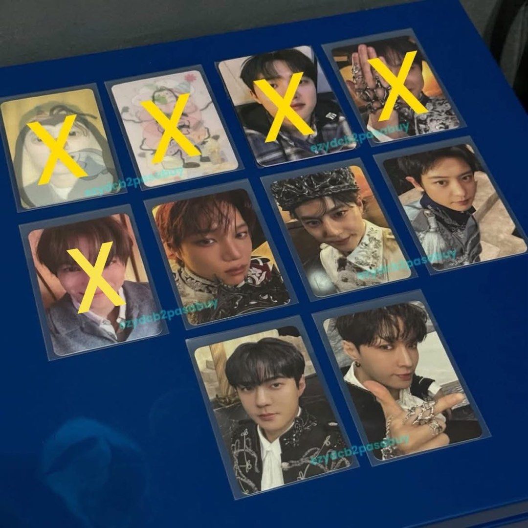 EXO Photocards (Category: K-Wave Merchandise) located in Caloocan City. Submitted by ezydcb2pasabuy (Listing ID 1463861192, Image 1). Description: Available (except d.o.) - EXO EX-VISION PHOTOCARDS SET C Sold - Kai EXhOrizon LOC: South Caloocan MOD: Lalamove MOP: Bank Transfer PAYO - onhand ready to ship - packed in a premium resealable matte sleeve + carton - market price $20-$30 mercari ₱ 1,556 orange app.
