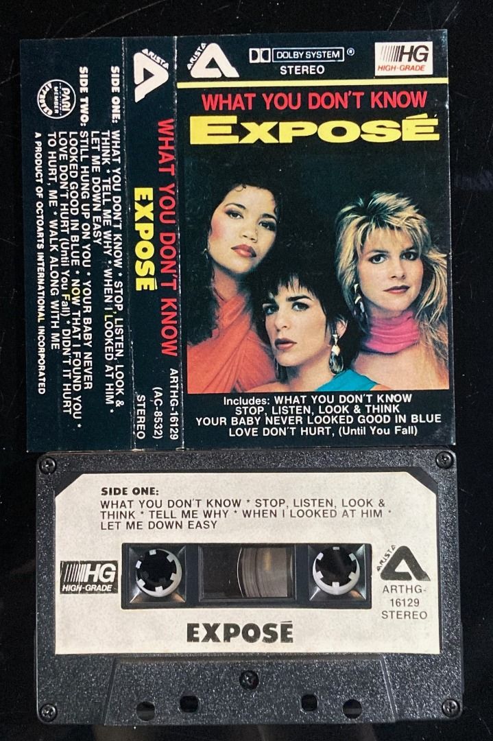 EXPOSE What You Don't Know PHILIPPINES Cassette Tape (Category: CDs & DVDs) located in Manila. Submitted by musika_pilipinas (Listing ID 1466619528, Image 3). Description: .