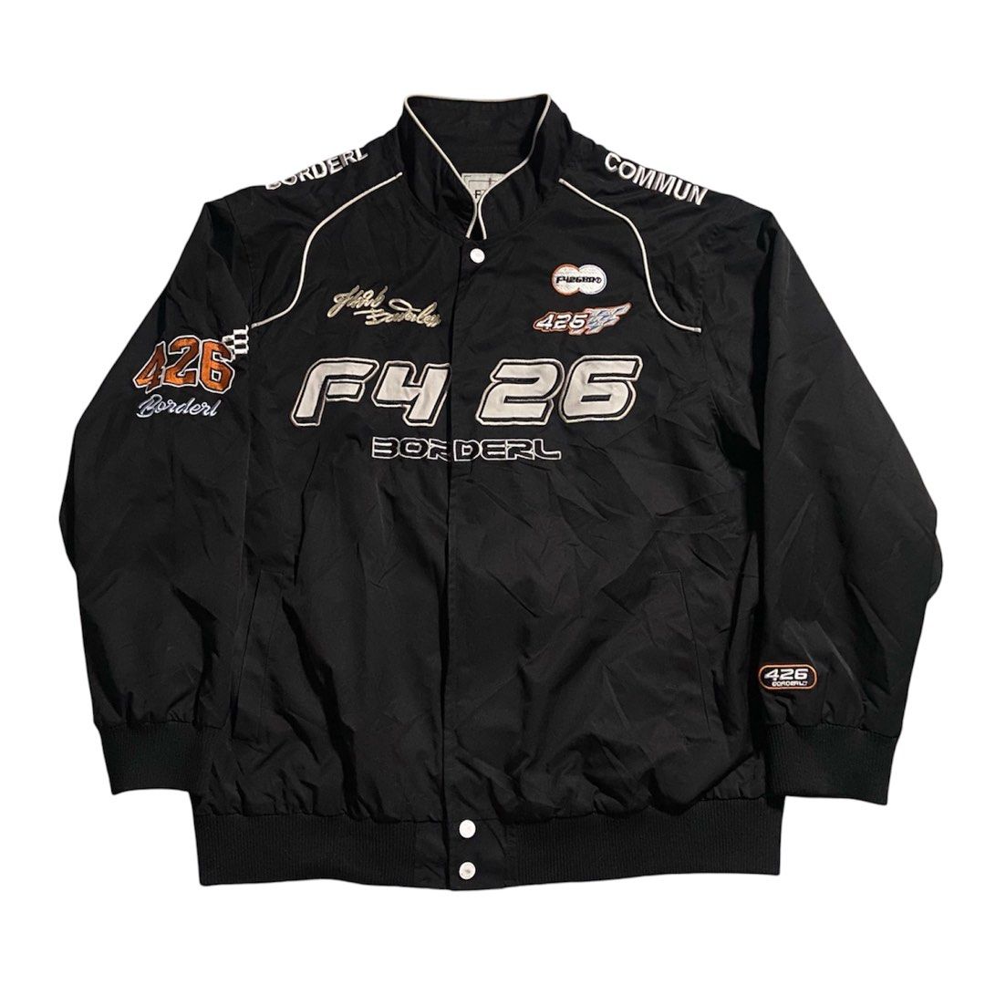 F426 RACING JACKET BORDERL (Category: Coats, Jackets and Outerwear) located in Iloilo. Submitted by wornworthyph (Listing ID 1466694498, Image 1). Description: SIZE LARGE ON TAG DIMES - 26 WIDTH / 28.5 LENGTH COLOR RATE - 10 / 10 EXCELLENT CONDITION LEGIT / AUTHENTIC NO ISSUE ₱ 680 + SHIPPING FEE 📍ILOILO 🧾 GCASH ( PAYMENT FIRST ) 🚚 J&T COURIER..