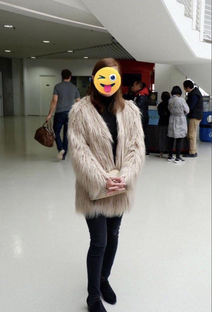 FAUX FUR COAT (Category: Coats, Jackets and Outerwear) located in Antipolo. Submitted by prettymomma_ (Listing ID 1466706642, Image 1). Description: Faux Fur Coat Like new. Used twice. Best for Winter Season. ₱2,800 (negotiable).