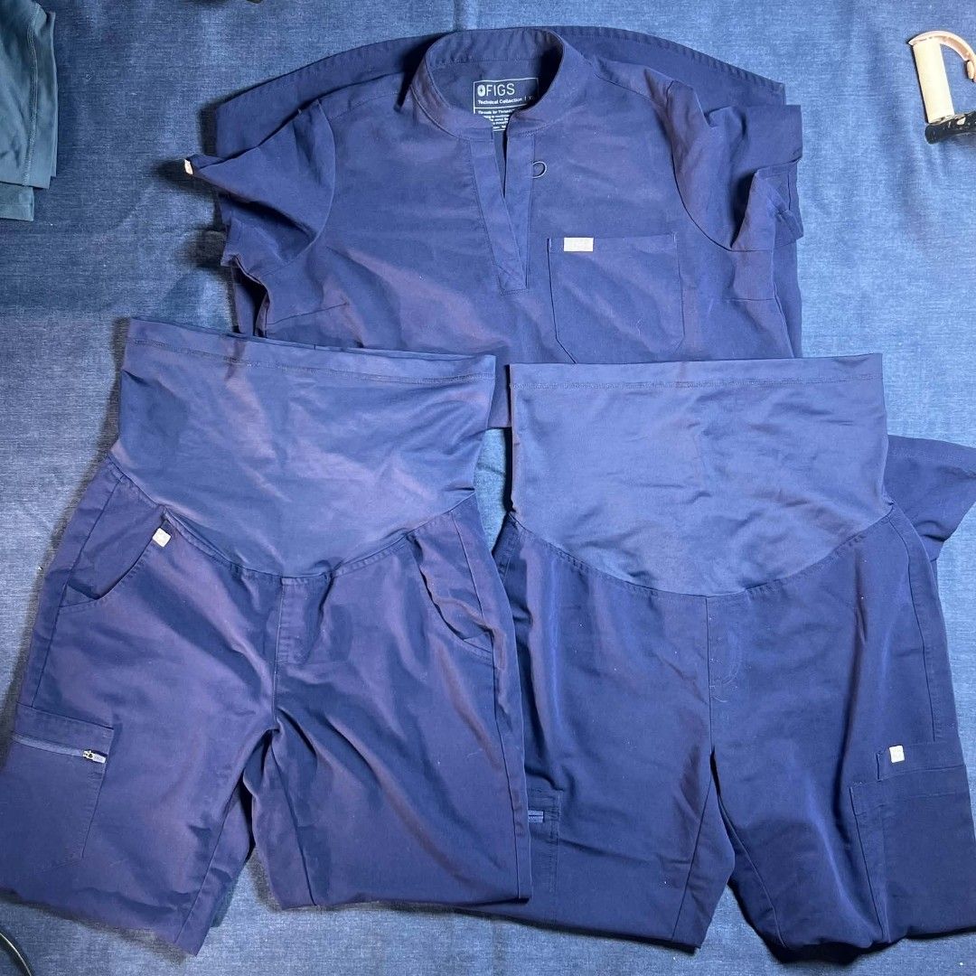 FIGS Kitale Maternity Scrub Set Navy Blue (Category: Shirts) located in Quezon City. Submitted by jaku_mariel (Listing ID 1466772415, Image 1). Description: FIGS Kitale Maternity Scrub Set Navy blue Used condition can send vids and can do meet ups rin po Loc: Qc novaliches.