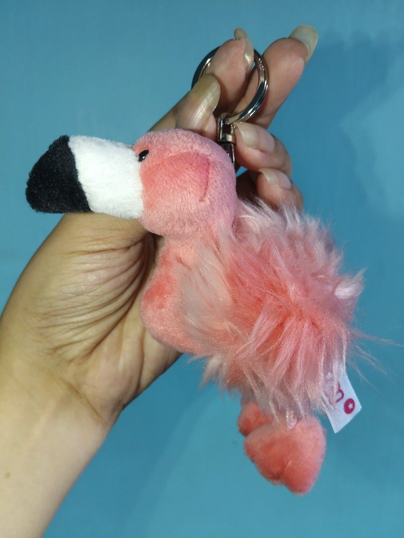 Flamingo keychain NICI BB (Category: Plushies & Soft Toys) located in San Marcelino. Submitted by cmplushies (Listing ID 1466653935, Image 1). Description: .