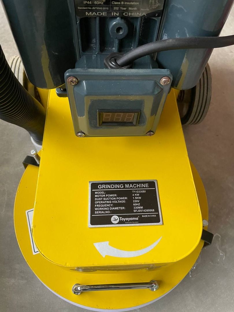 Floor grinding machine W e-motor Specs: Built in vacuum cleaner (Category: Everything Else Others) located in Manila. Submitted by 09171479278_elsie. (Listing ID 1466651018, Image 2). Description: Floor grinding machine W e-motor Specs: Built in vacuum cleaner.