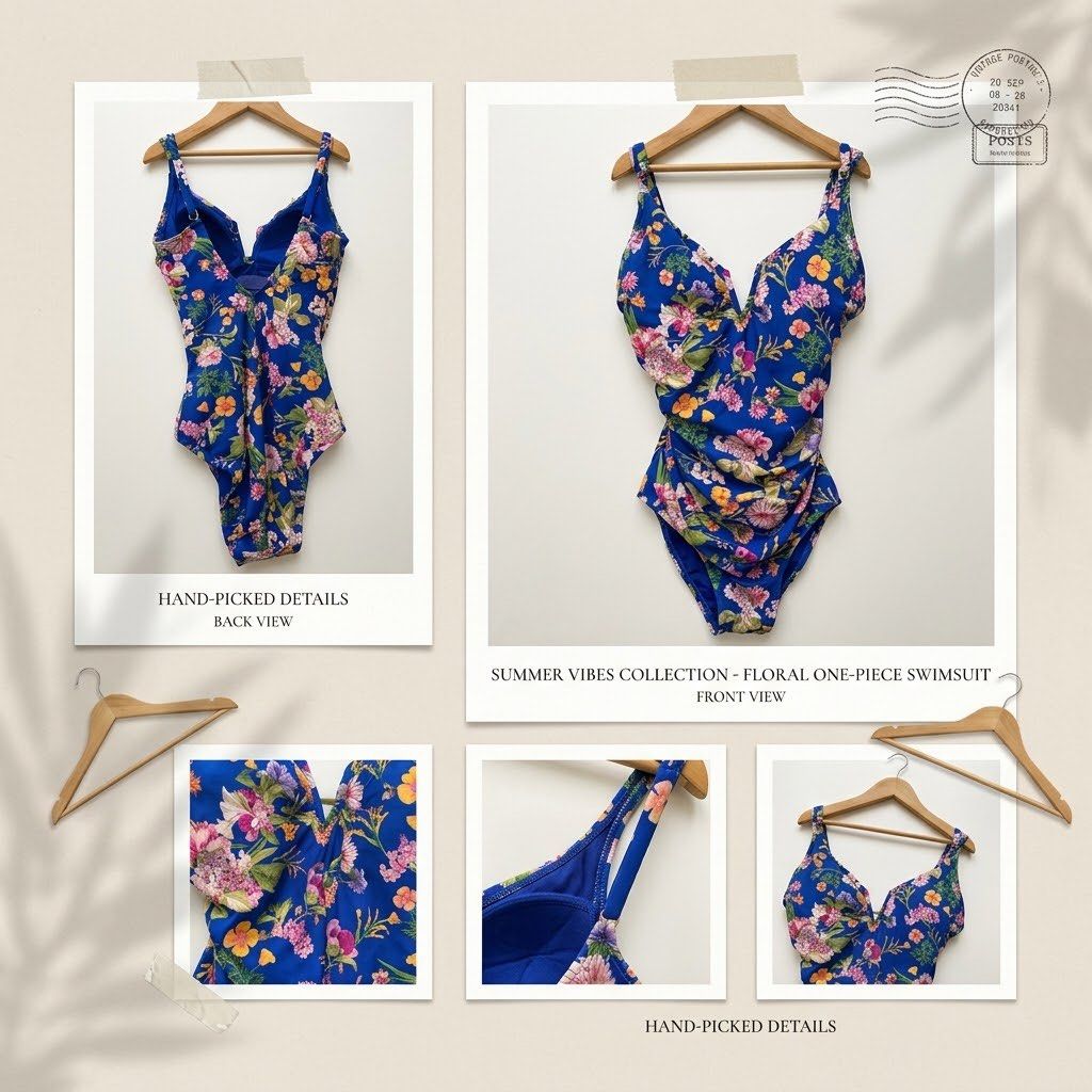 Floral One-Piece (Category: Bikinis & Swimsuits) located in Cavite. Submitted by rareclothing.ph (Listing ID 1466731687, Image 1). Description: Floral One-Piece -The vibrant cobalt blue + hand-picked floral print instant dopamine boost. -Strategic side ruching that is incredibly flattering on every body type. -Size: Small -Prize: ₱150.00.