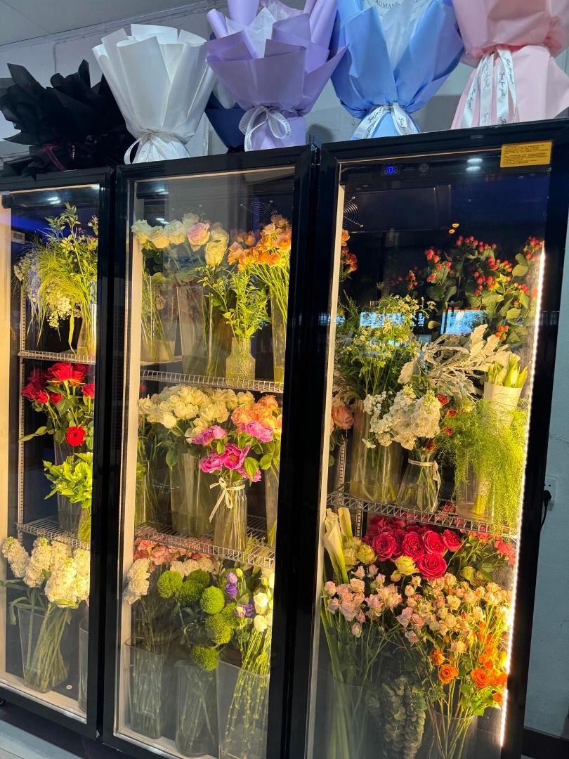 💕鮮花展示櫃Flower display case 100%全新 冷藏雪櫃 鮮花店專用 冷藏鮮花保鮮櫃 風冷無霜 展示櫃, 家庭電器, 廚房 ...