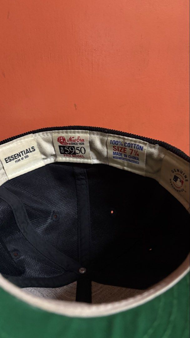 FOG x New Era (Category: Caps & Hats) located in Manila. Submitted by dacapguyph (Listing ID 1466697950, Image 2). Description: New Era x FOG Corduroy 7 1/4 ( Fits 7 3/4) Retro .