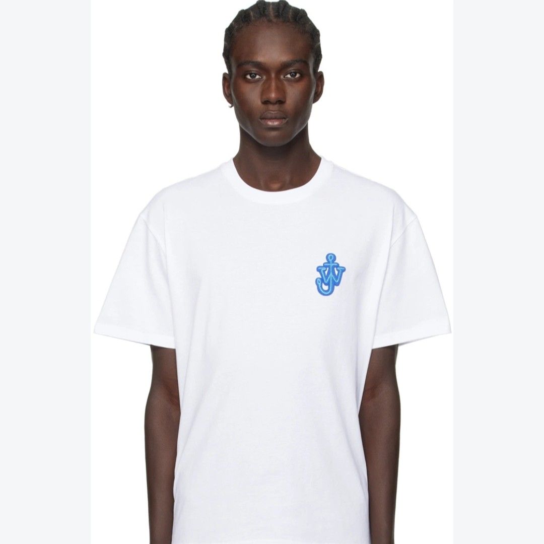 For Men - JW Anderson - Anchor Patch (Category: Tshirts & Polo Shirts ) located in Bacolod City. Submitted by drop.ph (Listing ID 1466727040, Image 1). Description: JW Anderson - Anchor Patch Tee *Size S - 19.5x26.5 *Very Good *Dot stain *Price: 880php *Add SF if outside Bacolod City .