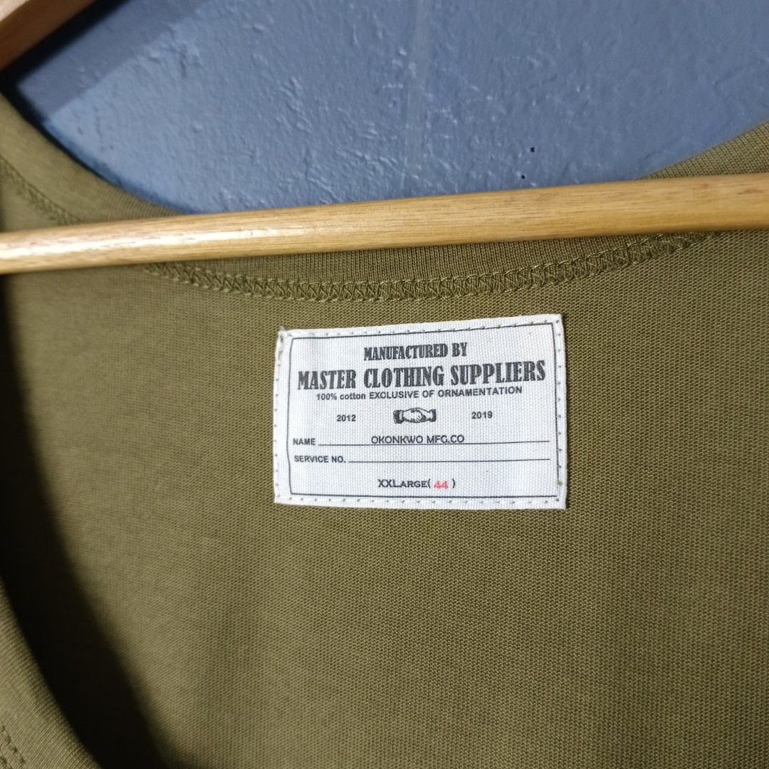 For Men - Okonkwo MFG (Category: Tshirts & Polo Shirts ) located in Bacolod City. Submitted by drop.ph (Listing ID 1466682493, Image 3). Description: Okonkwo - Tank Top Authentic *Size XXL fits XL - 22.5x28.5 *Good as New *No Flaws *Price: 680php *Add SF if outside Bacolod City.
