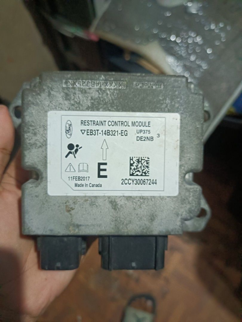 Ford Ranger Restraint Control Module (RCM / Airbag ECU Computer) (Category: Audio, Video, Alarm and other Electronic Accessories) located in Marikina City. Submitted by jvdshop (Listing ID 1466770209, Image 1). Description: working pa sya not oem not class a original part sya ng ford kumbaga surplus original.