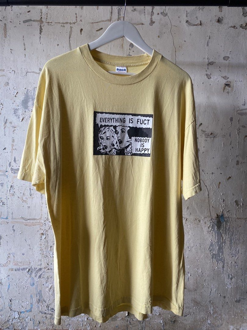 FUCT - Vintage “Everything is Fuct” Tee (Category: Tshirts & Polo Shirts ) located in Puerto Princesa. Submitted by something___. (Listing ID 1466642369, Image 1). Description: FUCT - Vintage “Everything is Fuct” Tee Tagged Size: XL Dimensions Length: 31 Width: 24 Condition: Excellent Color rate: 9.3 Flaws: Gently used.