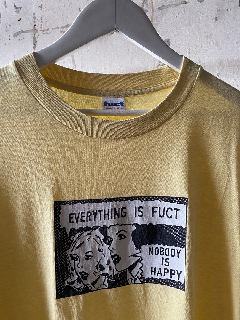 FUCT - Vintage “Everything is Fuct” Tee (Category: Tshirts & Polo Shirts ) located in Puerto Princesa. Submitted by something___. (Listing ID 1466642369, Image 3). Description: FUCT - Vintage “Everything is Fuct” Tee Tagged Size: XL Dimensions Length: 31 Width: 24 Condition: Excellent Color rate: 9.3 Flaws: Gently used.