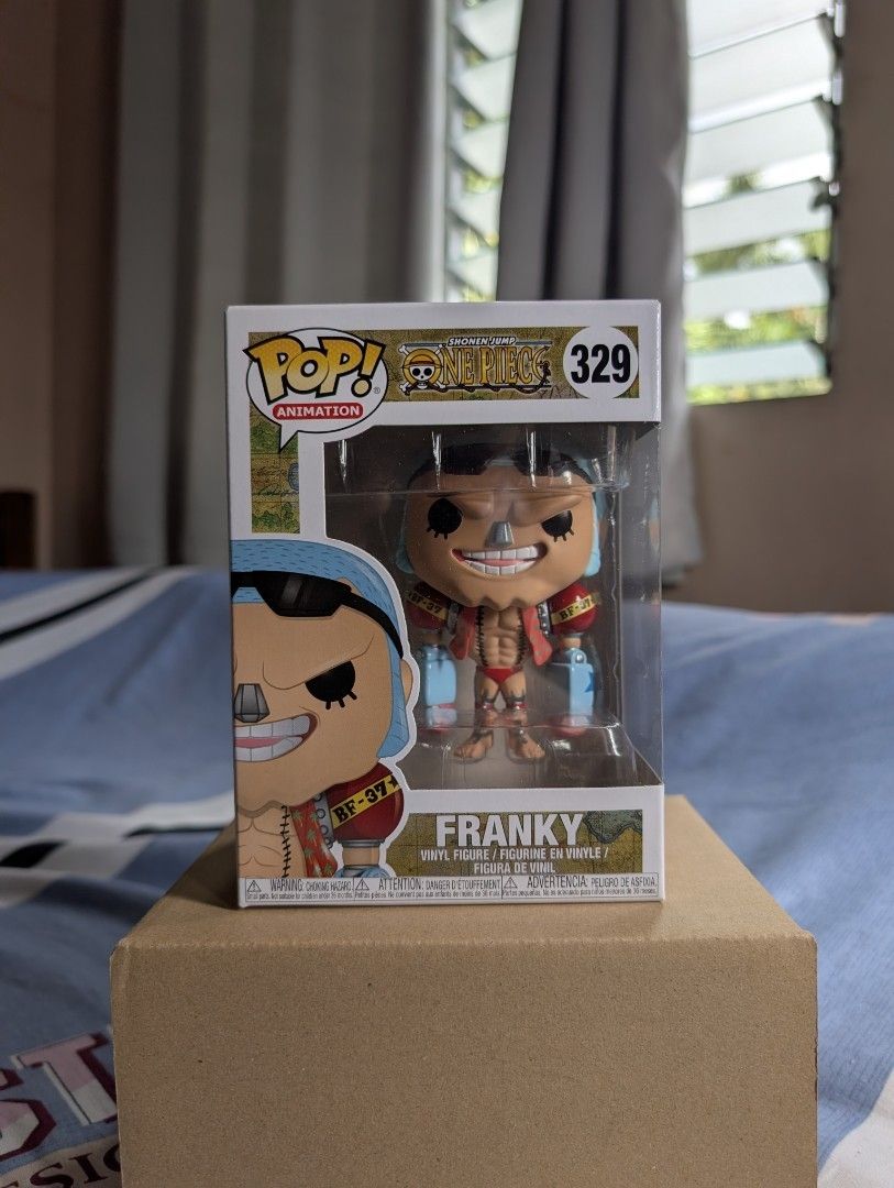 Funko Pop! One Piece Franky OG #329 (Category: Figurines & Statues) located in Cebu City. Submitted by glennph (Listing ID 1466570008, Image 1). Description: FOR SALE One Piece Franky OG #329 w/ NEW .5mm BOSS protector.