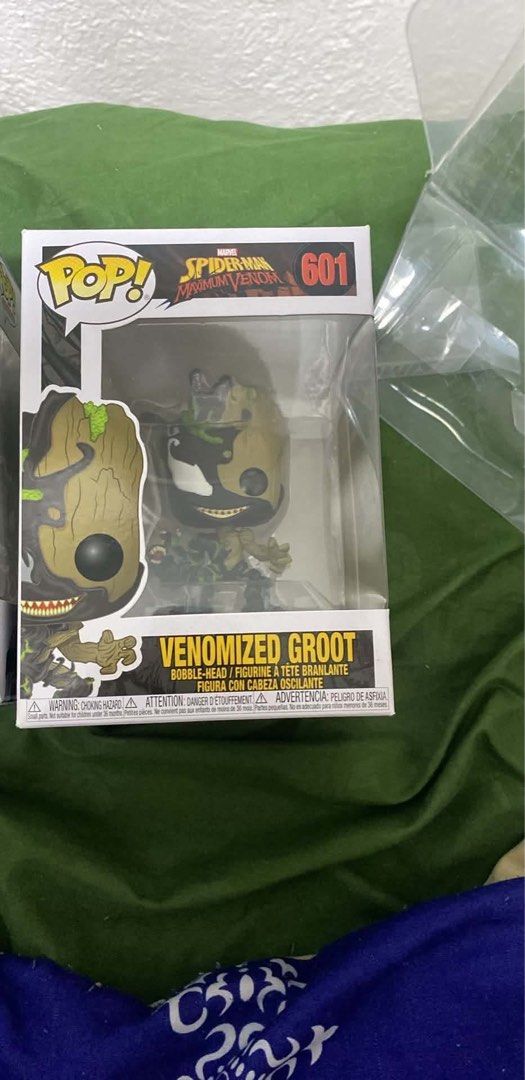 Funko Pop Venomized Groot Spider-Man Maximum Venom 601 (Category: Figurines & Statues) located in Manila. Submitted by cyyruss (Listing ID 1466718884, Image 1). Description: - WITH CASE Character: Venomized Groot (#601) - Series: Marvel Spider-Man Maximum Venom - Design: Unique green and black symbiote look - Condition: Brand new with original window box packaging - Ideal for gifts and Funko Pop! collectors - Meetup or shipping options available 