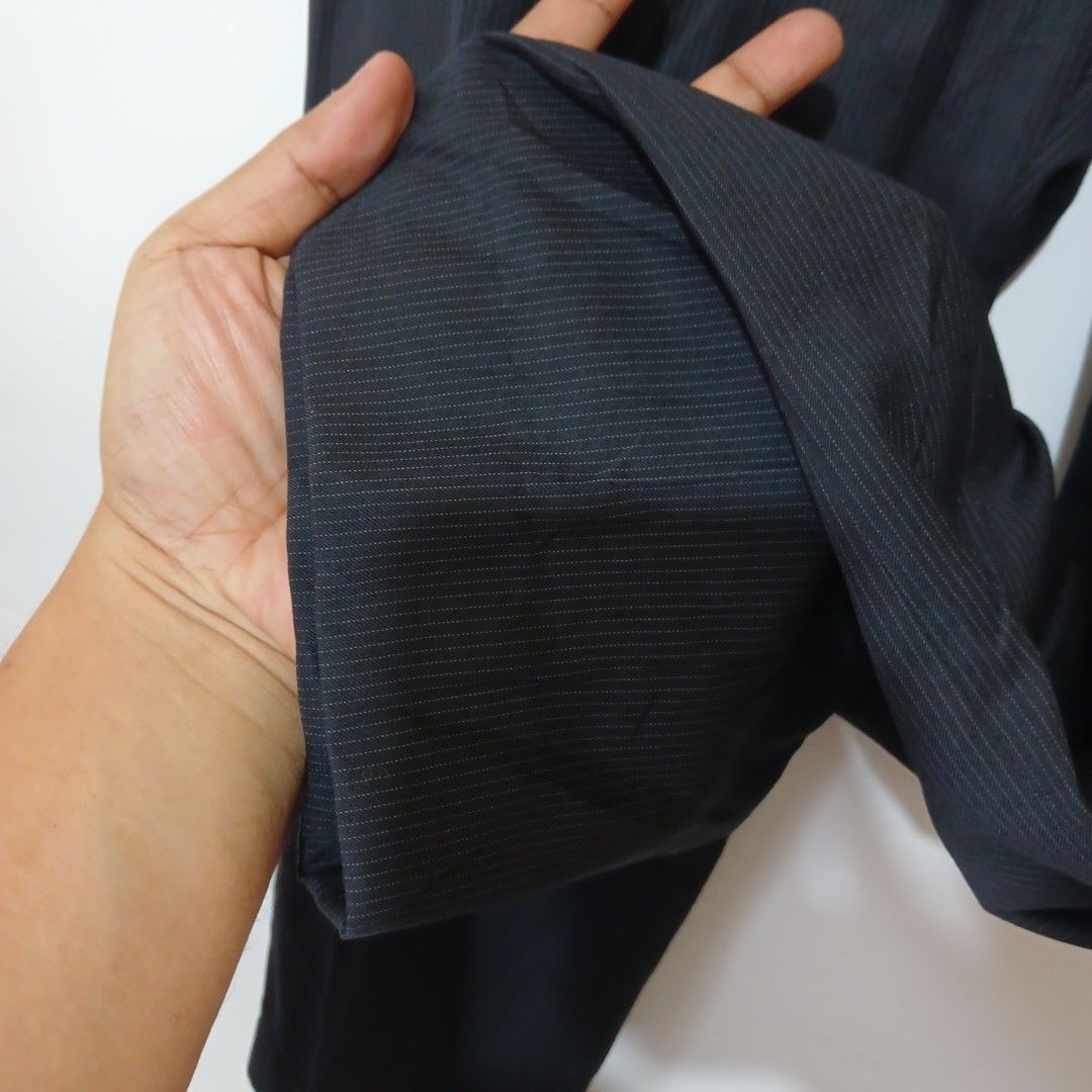 G2000 PINSTRIPE TROUSER (Category: Trousers) located in Ozamiz City. Submitted by 2nd.sight (Listing ID 1466623762, Image 3). Description: new with tags size: 33 on tag w: 34 l: 38.5 hem: 8.5.