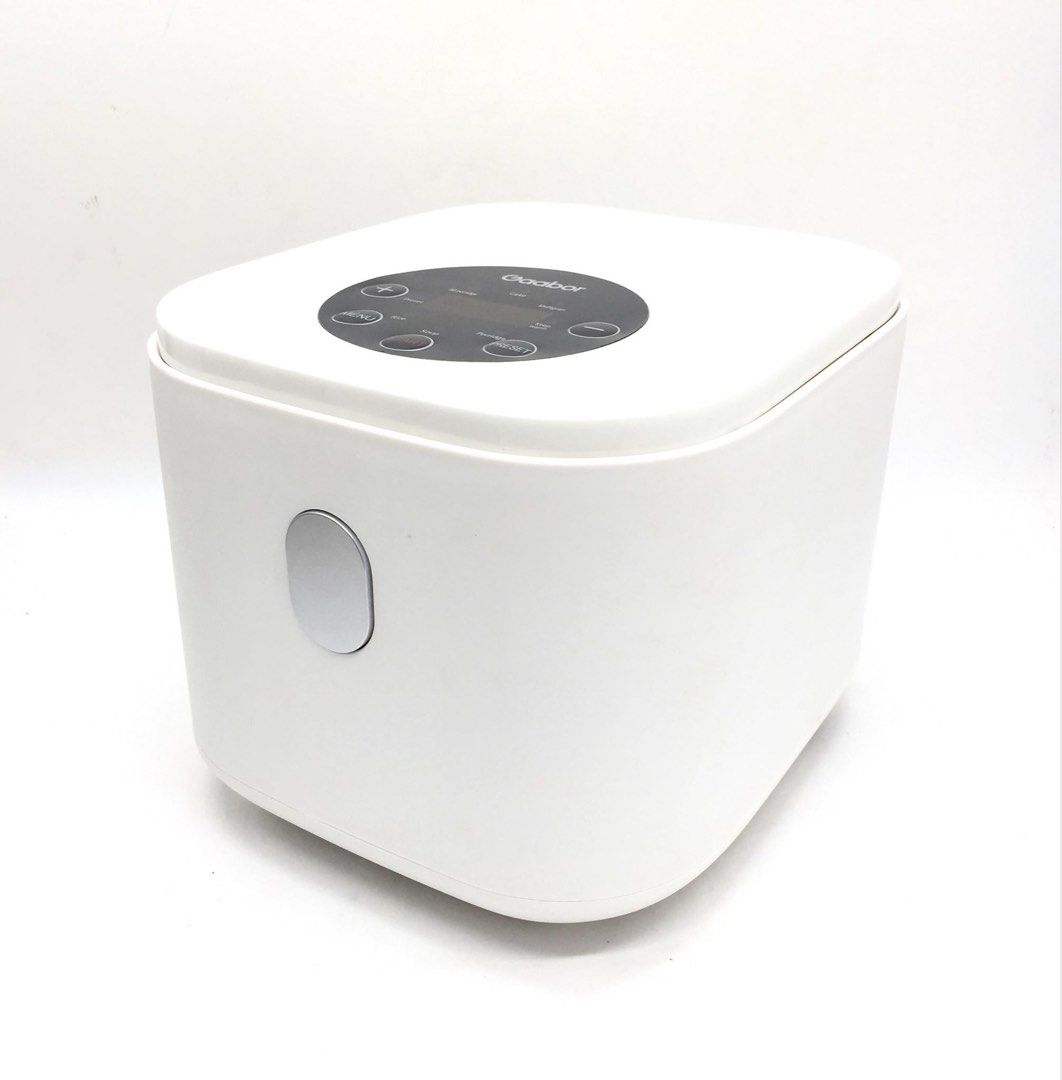 GAABOR GR-S25D 400W Digital Rice Cooker (Category: Cookers) located in Pasay City. Submitted by meostore (Listing ID 1466602010, Image 1). Description: GAABOR GR-S25D 400W Digital Rice Cooker -Model no.: GR-S25D -Power rating: 400 watts -Capacity: 2L-2.5L -Fits up to 5 cups ~ 1kg rice -Multiple preset functions (cook rice, soup broth, porridge etc.) NOTE: Please expect minimal scratches or paintchips. Actual photos are as posted..