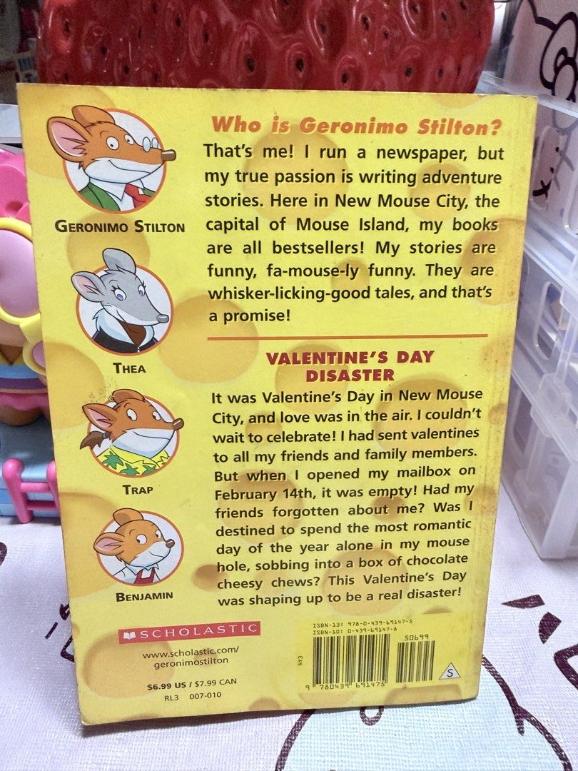 Geronimo Stilton Valentine”s Day Disaster (Category: Children's Books) located in Manila. Submitted by hellokittyjhoe (Listing ID 1466651548, Image 2). Description: .
