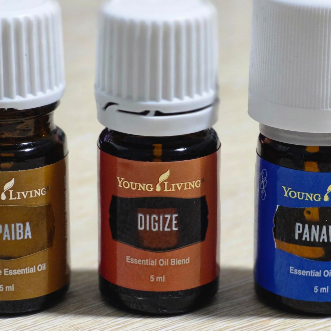Get ALL 6: Assorted Young Living Essential Oils (Category: Home Fragrance) located in Quezon City. Submitted by uamb45944 (Listing ID 1466720361, Image 3). Description: GET ALL: Copaiba, Digize, PanAway, Wintergreen, Lavender, and Peppermint UNOPENED: Lavender, Peppermint OPENED: Copaiba, Digize, PanAway, Wintergreen For the opened bottles, please check the individual photos for the remaining amount..
