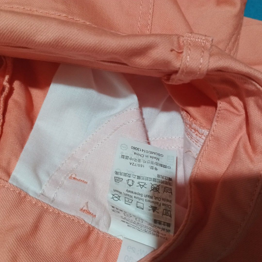 Giordano Pants (Category: Announcements) located in Candaba. Submitted by ZaiSa14 (Listing ID 1466635130, Image 3). Description: made in Australia peach color size 29 nasa photo exact measurement.