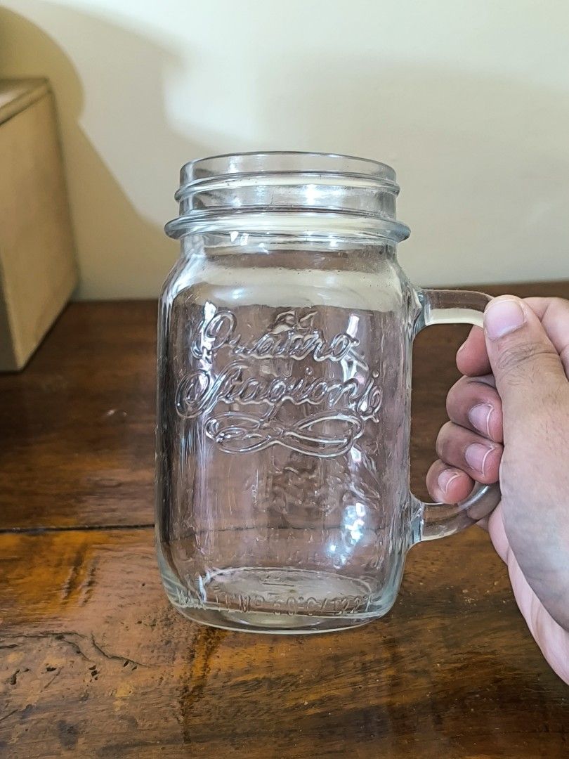 Glass Mason Jar (Category: Coffee & Tea Tableware) located in Pangil. Submitted by kopee_matcha (Listing ID 1466645480, Image 2). Description: .