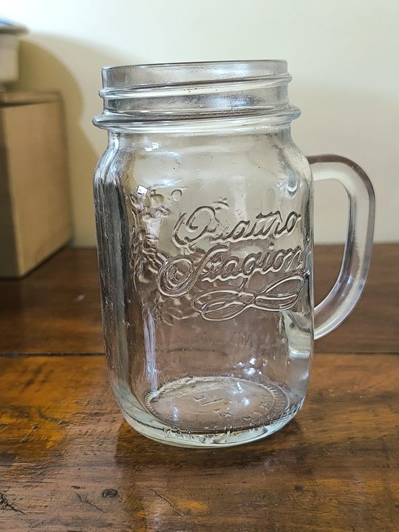 Glass Mason Jar (Category: Coffee & Tea Tableware) located in Pangil. Submitted by kopee_matcha (Listing ID 1466645480, Image 3). Description: .