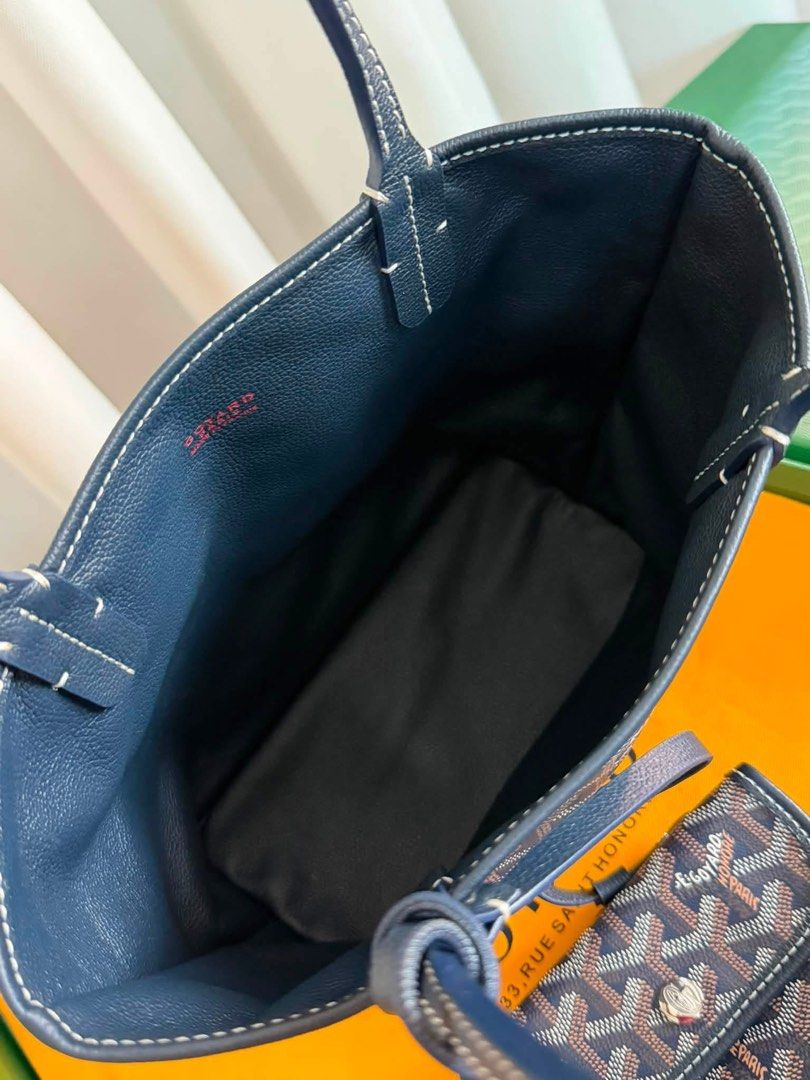 goYARD Mini Anjou Tote (Category: Luxury Bags & Wallets) located in Manila. Submitted by bagsandmanymanymore1 (Listing ID 1416031721, Image 3). Description: - Mini Anjou Tote - Includes tote bag, pouch, and card holder - Signature Goyardine canvas with leather trim - Comes with tags and original packaging Please read before you order 👉🏻❗️Payment first before shipping ❗️Cut off time of payment 11am sameday delivery ❗️NO MEET UP / NO PICK UP ❗️OR
