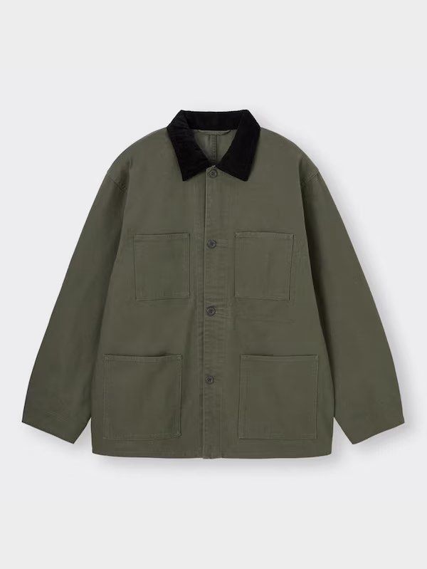 GU Workwear Jacket (Category: Coats, Jackets and Outerwear) located in Las Pinas. Submitted by __snow (Listing ID 1466593382, Image 1). Description: •AVAILABLE • - GU Coverall jacket - Heavy condition Dimes by Inches (laid flat) Width: 21.5 Length: 28 Color rate: 9.5/10 Color may vary due to lighting Payment Method: Bank Transfer Delivery Options (Shipping shoulder by buyer) J&T Express, LBC Location: Las Piñas City PLEASE MANAGE YOUR EXPECTATION