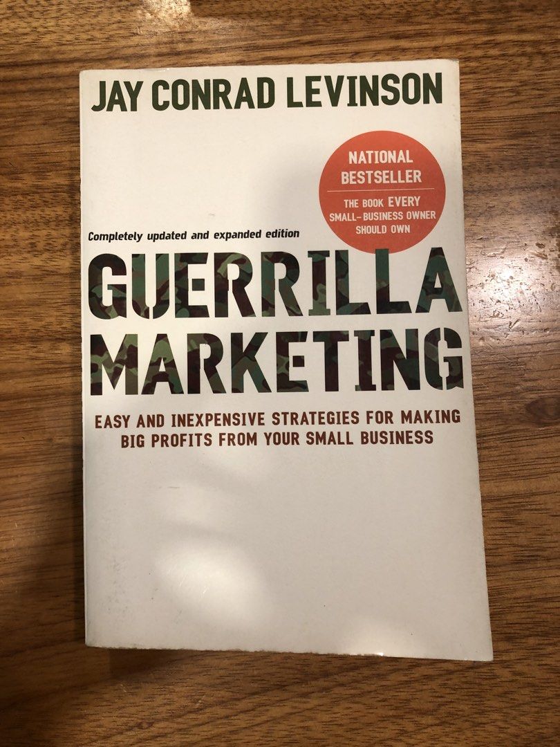 Guerilla Marketing Book (Category: Storybooks) located in Manila. Submitted by picklerick_collects (Listing ID 1466769064, Image 1). Description: .