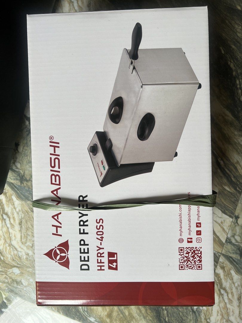 Hanabishi Deep Fryer (Category: Fryers) located in San Rafael. Submitted by ohjstnhere (Listing ID 1466634650, Image 1). Description: Wedding gift For disposal .