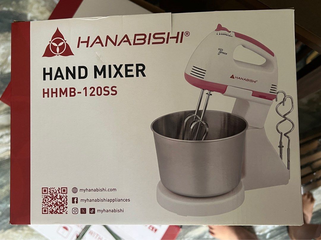 Hanabishi Hand Mixer (Category: Hand & Stand Mixers) located in San Rafael. Submitted by ohjstnhere (Listing ID 1466637851, Image 2). Description: Wedding gift .