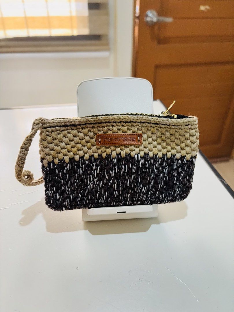 Handmade Crochet Coin Pouch with Wrist Strap (Category: Purses & Pouches) located in Iloilo. Submitted by letsgoshopping20 (Listing ID 1466566585, Image 3). Description: - Handmade crochet pouch with soft textured yarn - Secure zipper closure to keep items safe - Convenient wrist strap for easy carrying - Stylish faux leather "Handmade" front label - Compact and versatile size for coins, keys, or cards - Neat stitching throughout for durability.