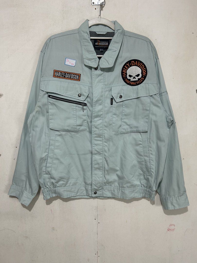 Harley Davidson work jacket (Category: Coats, Jackets and Outerwear) located in Mandaluyong City. Submitted by 0lg2026 (Listing ID 1466751225, Image 2). Description: Large 23x26 .