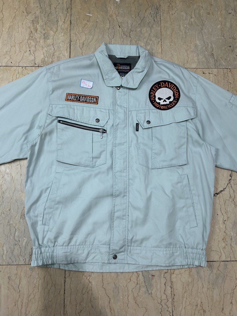 Harley Davidson work jacket (Category: Coats, Jackets and Outerwear) located in Mandaluyong City. Submitted by 0lg2026 (Listing ID 1466751225, Image 3). Description: Large 23x26 .