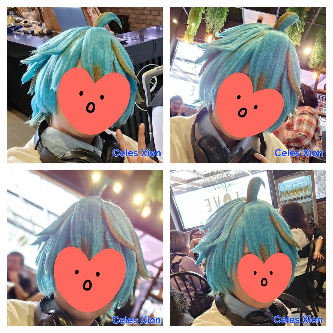 Haruka Nijou (From Argonavis) Wig (Category: Hair Accessories) located in Quezon City. Submitted by iarchimex (Listing ID 1466652664, Image 1). Description: Brand: ND Universal (Styled) Condition: 9/10 —Used in CSE and Bushiroad Expo once! —No flaws or issues! —Ahoge is detachable!.