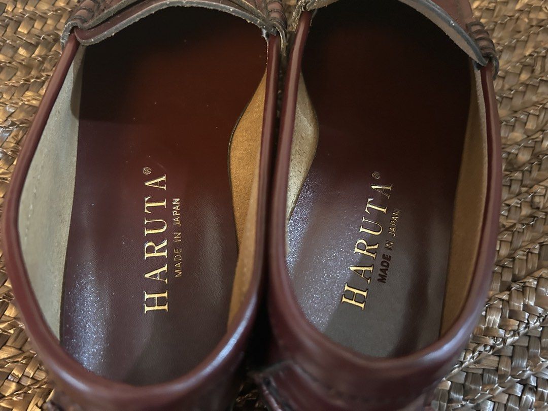 Haruta Wine Loafers 23cm (Category: Loafers) located in Manila. Submitted by youarepaintedyouth (Listing ID 1466641941, Image 3). Description: 22EEE (wide) 23cm US womens size 6-7 Original Haruta from Japan No box.