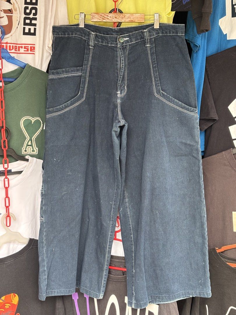 Harvard Big Pocket Elepant Carpenter Pants (Category: Jeans) located in Manila. Submitted by luxstreetwearzcasual (Listing ID 1466706122, Image 2). Description: 36” waist 37.5” length 13” hem In good condition Super Baggy.