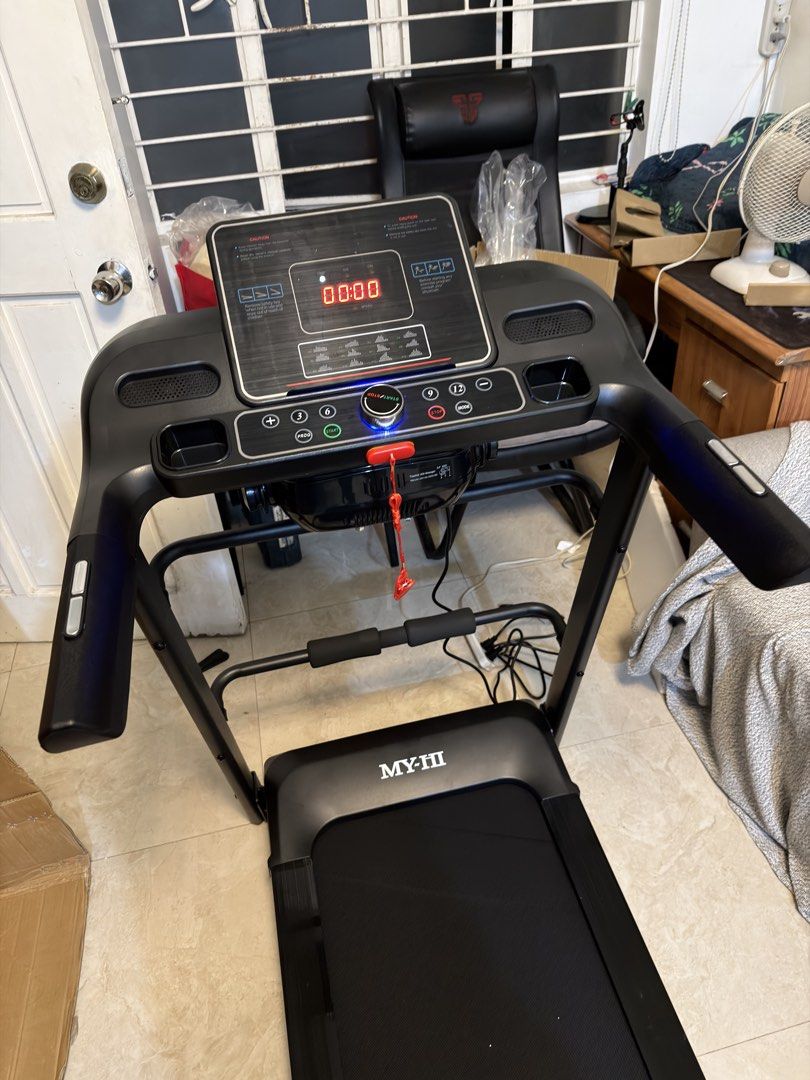 Heavy Duty Electric Treadmill with Massager (Category: Cardio & Fitness Machines) located in Quezon City. Submitted by misislee04 (Listing ID 1466720673, Image 3). Description: 🔥 MY-HI ZC700 HEAVY DUTY ELECTRIC TREADMILL WITH MASSAGER 🔥 🏃‍♀️ Perfect for Home Workout! Brand New / Opened only for testing — fresh & working perfectly! ✨ 💰 SELLING FOR ONLY ₱12,500! 📌 Sulit compared to market price of around php 20K 💪 FEATURES & SPECS: ✅ Up to 12