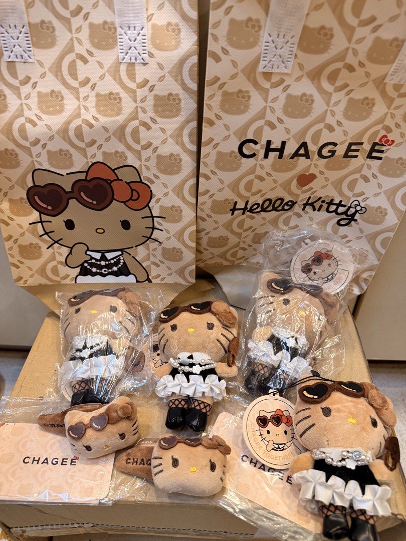Hello Kitty x CHAGEE Plush Keychain and Pin collection (Category: Character Goods) located in Manila. Submitted by buyauthentics (Listing ID 1466765687, Image 1). Description: .