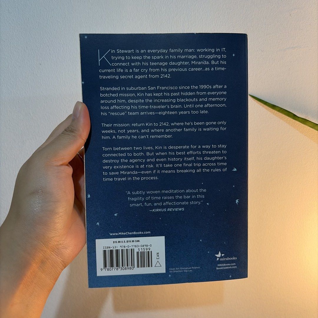 Here and Now and Then by Mike Chen (Category: Storybooks) located in Manila. Submitted by ajdeclutter (Listing ID 1466572163, Image 3). Description: Paperback copy of Here and Now and Then by Mike Chen. Published by MIRA. Sci-fi thriller about a time-traveling secret agent stranded in the past..