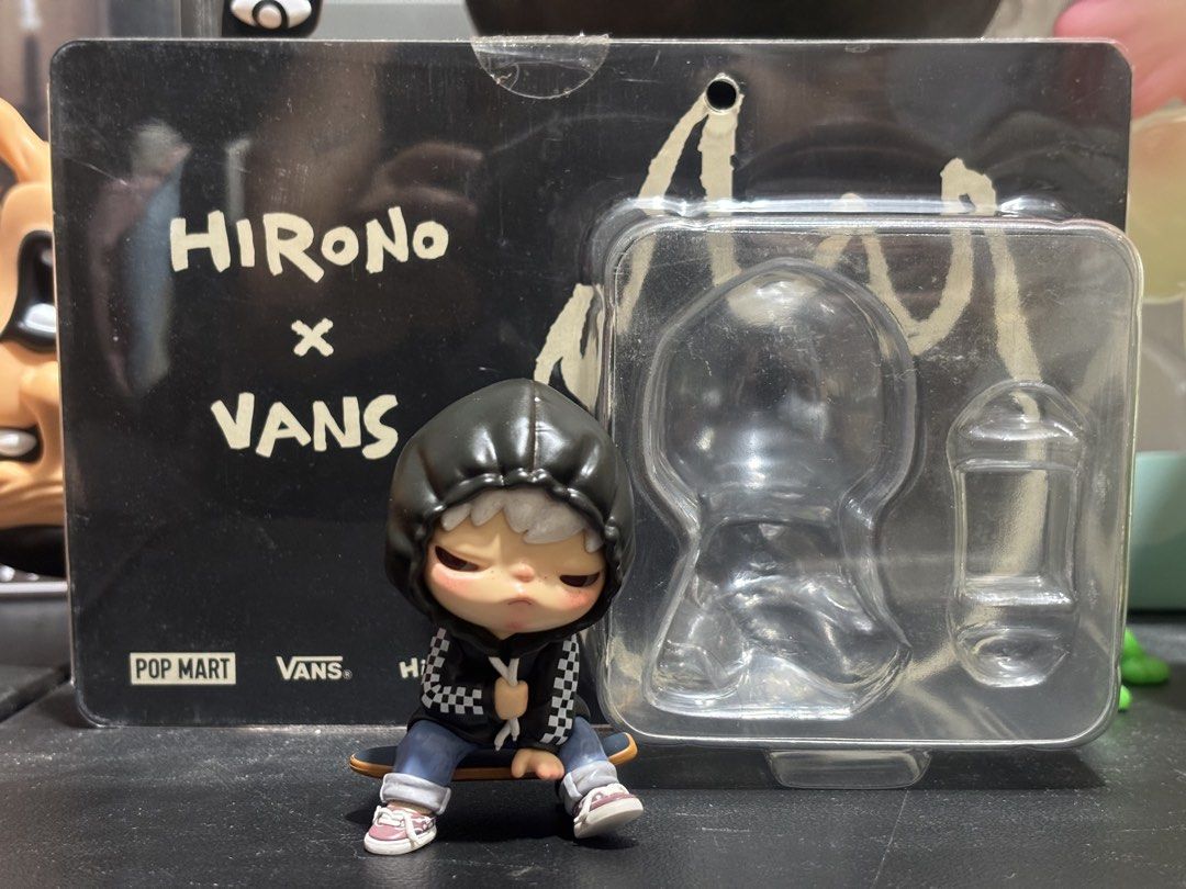 Hirono x Vans (Category: Designer & Blind Box Toys) located in Manila. Submitted by akosijuan15 (Listing ID 1466670890, Image 1). Description: 🔥🔥🔥🔥🔥🔥 Hirono x Vans Limited Edition Collab Packaging/ No more box and pin Rare na rin 55pcs released in PH 📩🐟🔑…….